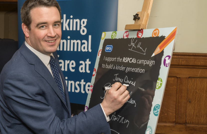 MP supports RSPCA to improve animal welfare among youngsters in Vale of Clwyd