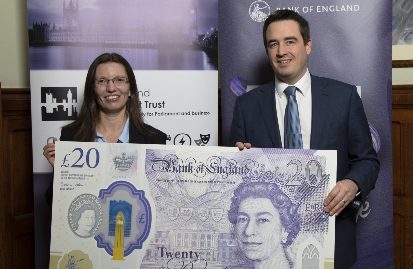 MP among first to preview new £20 note celebrating JMW Turner