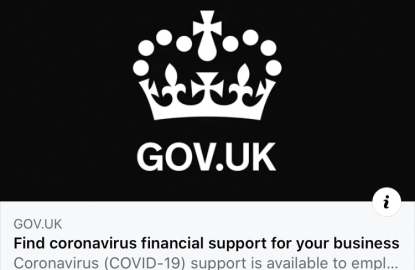 UK Government launches new coronavirus business support finder