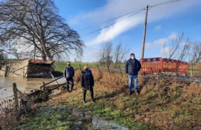 MP calls for historic bridge destroyed in floods to be sympathetically reinstated