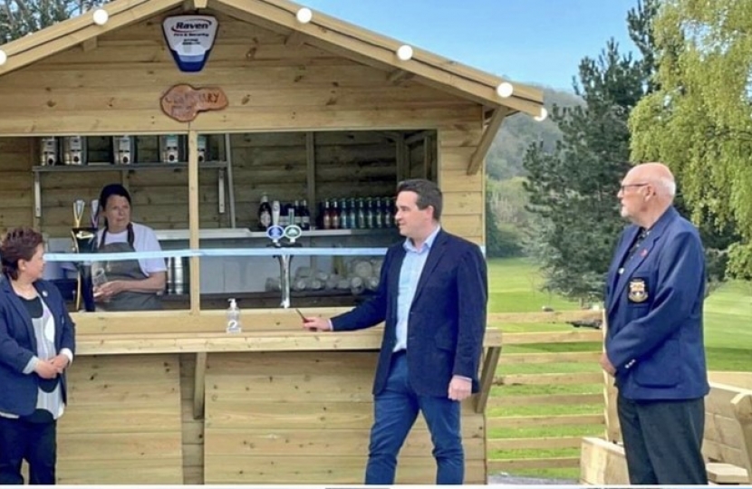 MP officially opens new bar 