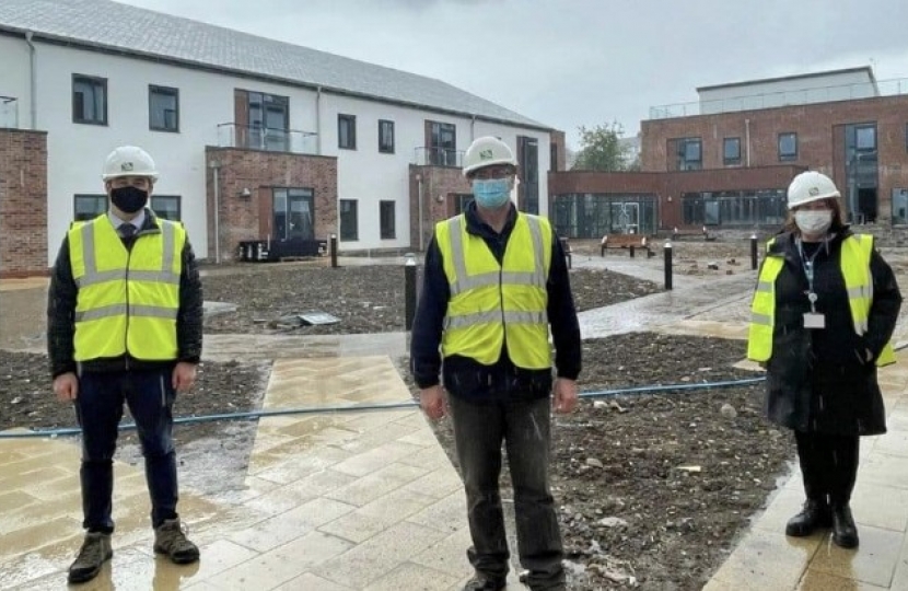 MP praises new extra care housing development in Denbigh