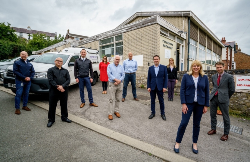 Work to provide more reliable, ultrafast internet connections in Denbigh praised 