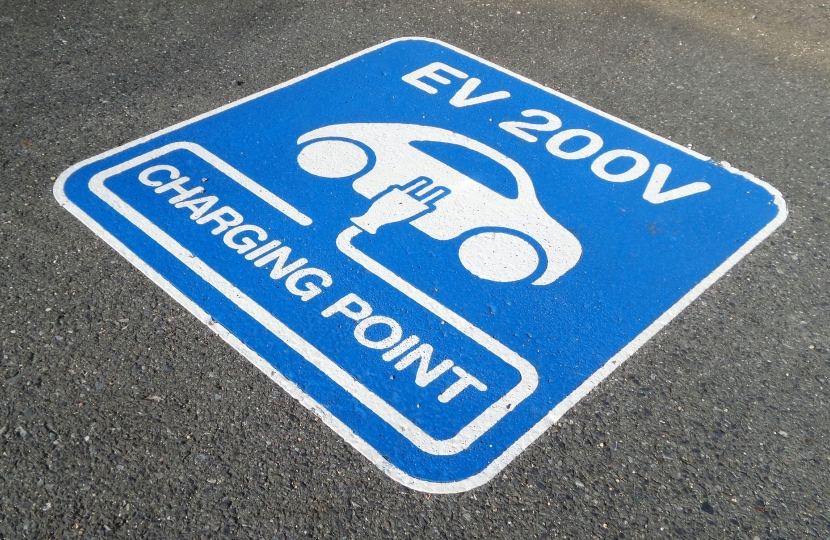 MP welcomes UK Government funding for Electric Vehicle Public Charging Pilot