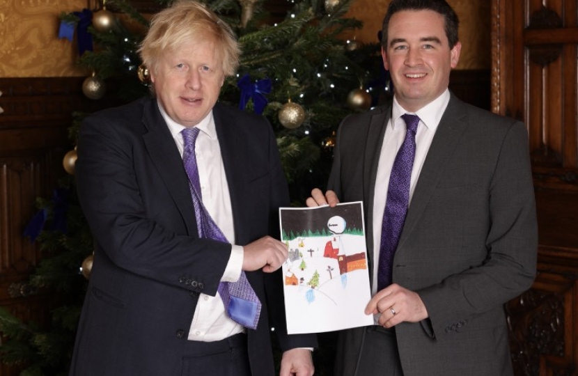 Denbigh School Boy’s Christmas Card Design Sent Out to Thousands 
