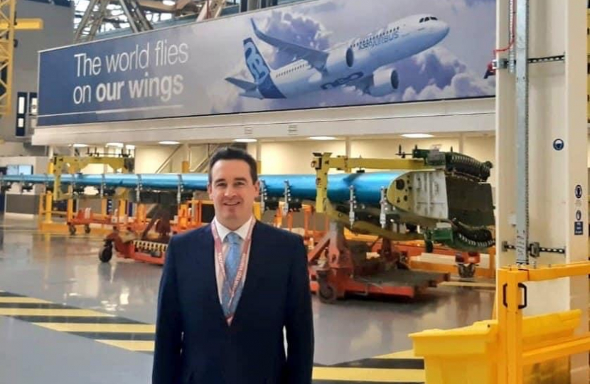 MP encourages students to take up Airbus work experience opportunity