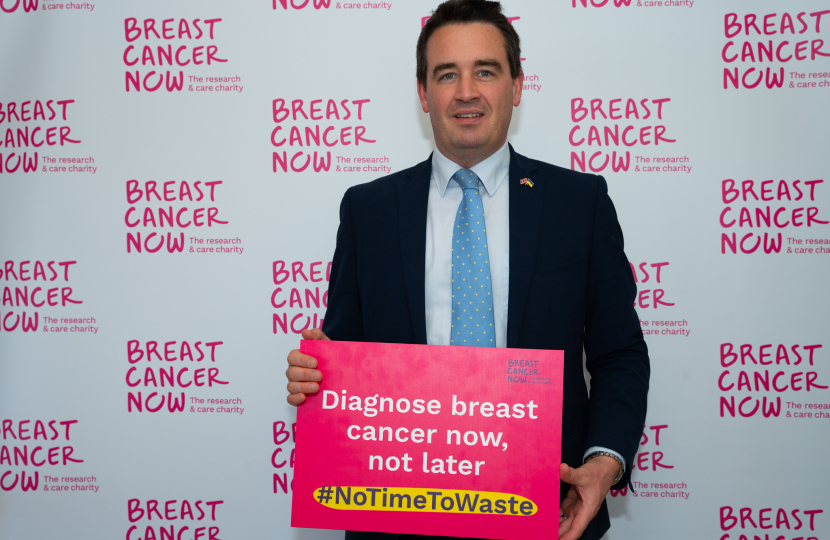 MP calls on Welsh Health Minister to improve breast cancer wait times