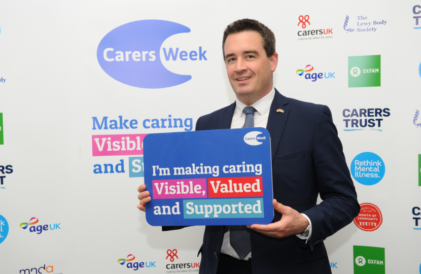 MP pledges to make unpaid carers Visible, Valued and Supported this Carers Week