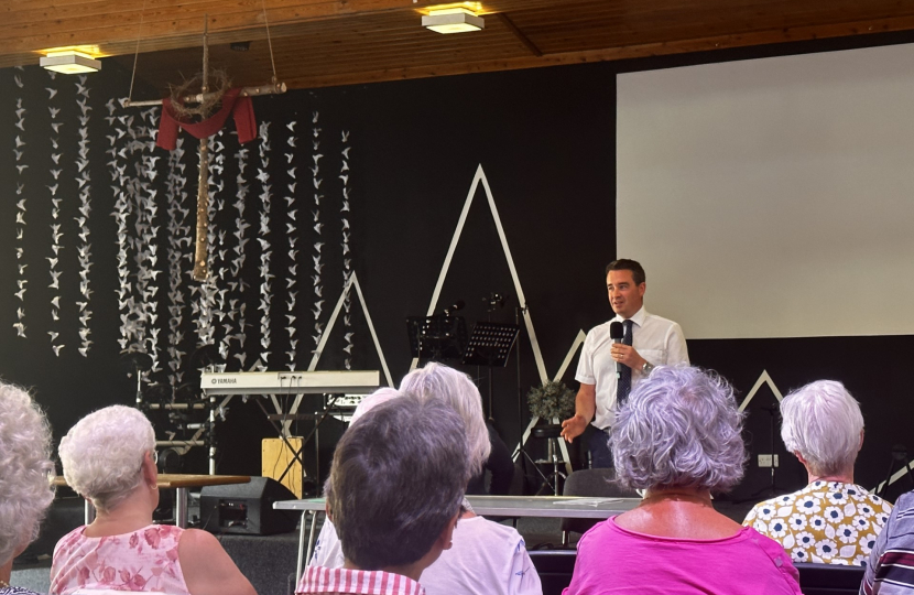 MP gives dementia talk to Prestatyn based ‘University of the Third Age’ group