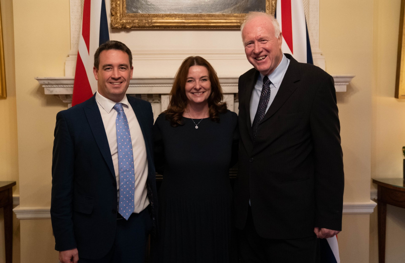 Chairman of Ruthin engineering company acknowledged at 10 Downing Street reception  