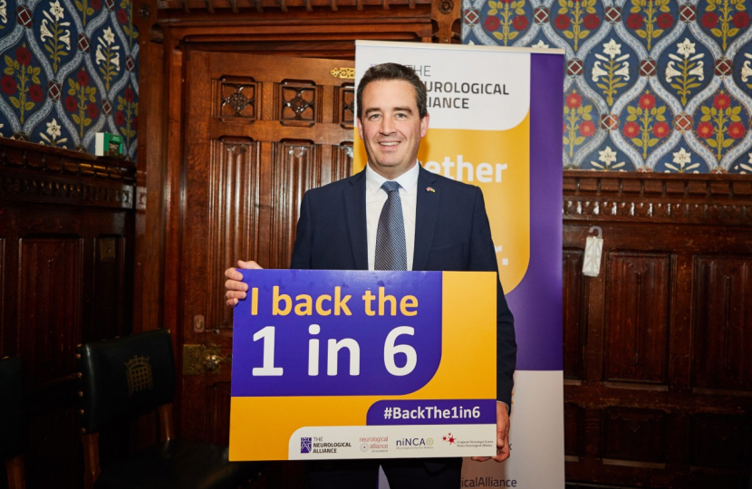 MP joins Neurological Alliance to call for radical transformation of neurological services