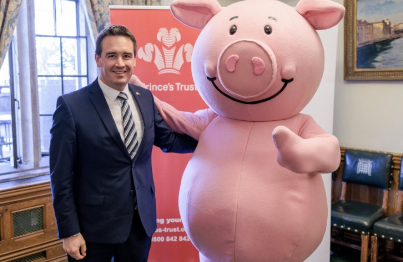 MP joins Percy Pig to celebrate success of 'Marks and Start' programme       