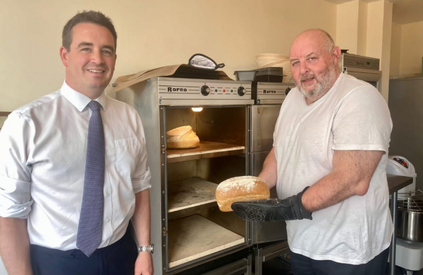 MP applauds unique Rhyl bakery which is providing vital community support