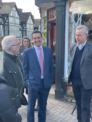Secretary of State for Levelling Up visits Ruthin