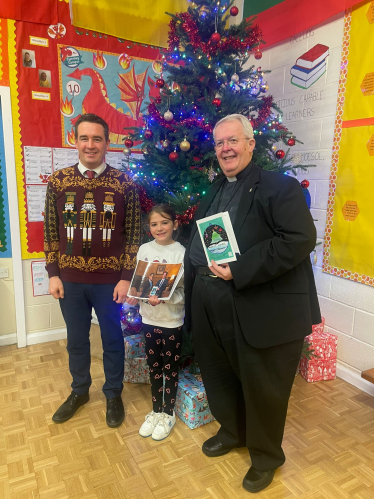 St Asaph schoolgirl crowned winner of MP's Christmas Card competition